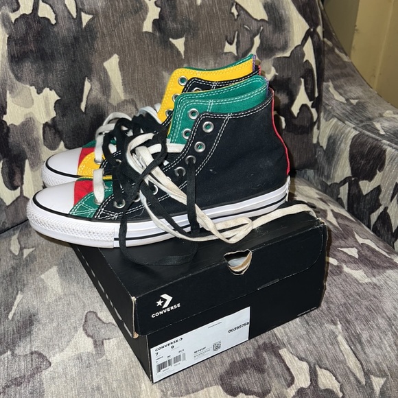 Double upper classic multi color converse - Picture 3 of 8